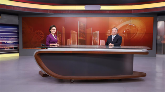 中国茶文化首席非遗传承人&nbsp;·中国茶文化研究院院长罗大友接受主持人海霞采访